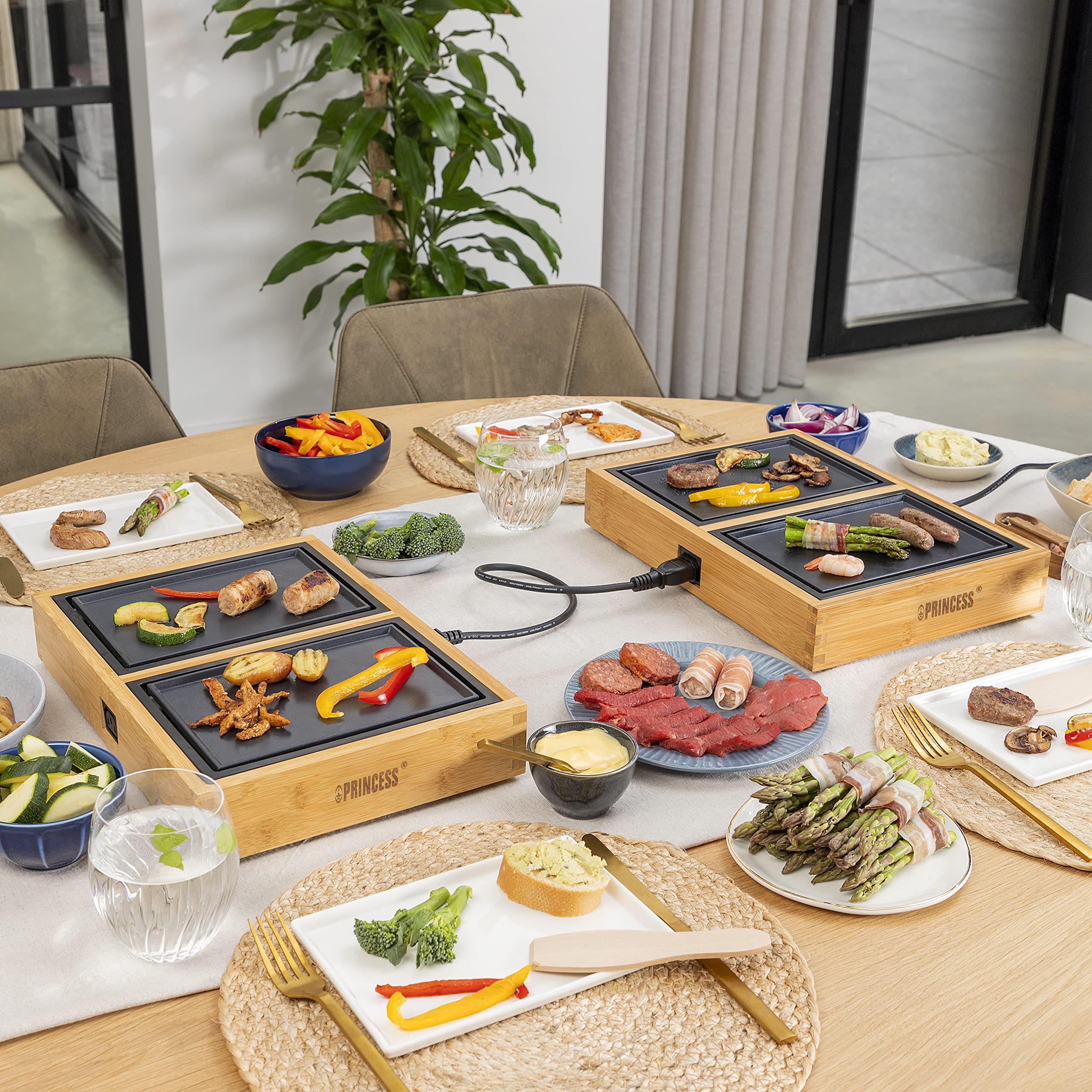 Princess Dinner4All Pure 104040 Gourmet Set - Table grill with